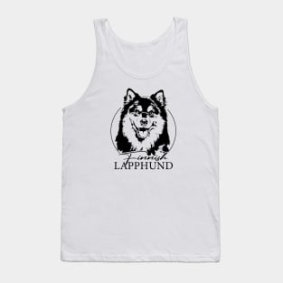 Funny Proud Finnish Lapphund dog portrait Tank Top